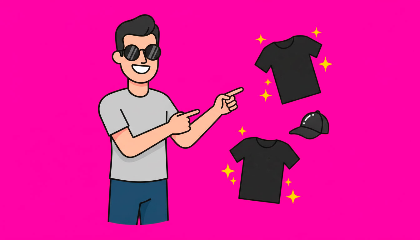 Creator lançando produtos físicos para sua audiência